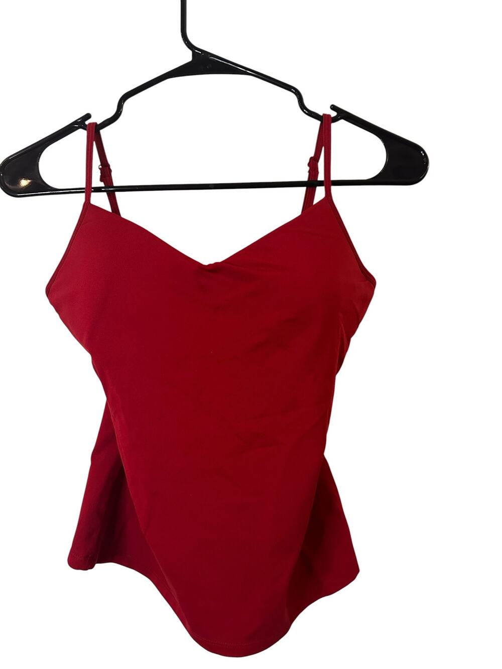 NY & Co Red Padded Stretch Sleeveless Tank Top Women Sz S